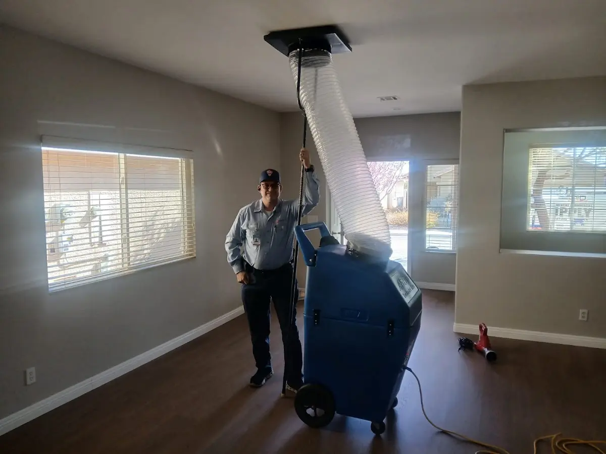 Professional Dryer Vent Cleaning work inside a Ivins home